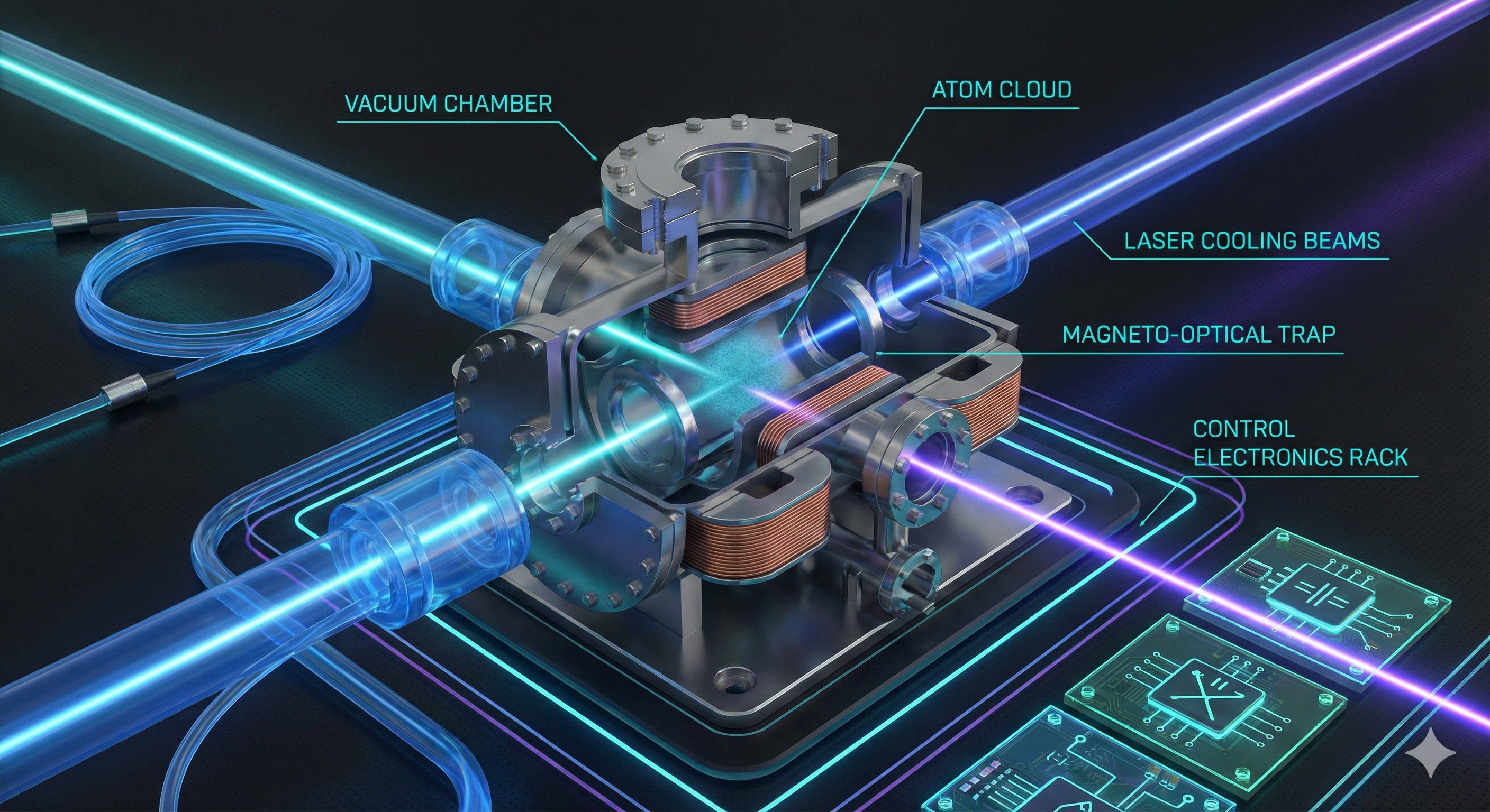Atom interferometer hardware for quantum sensing